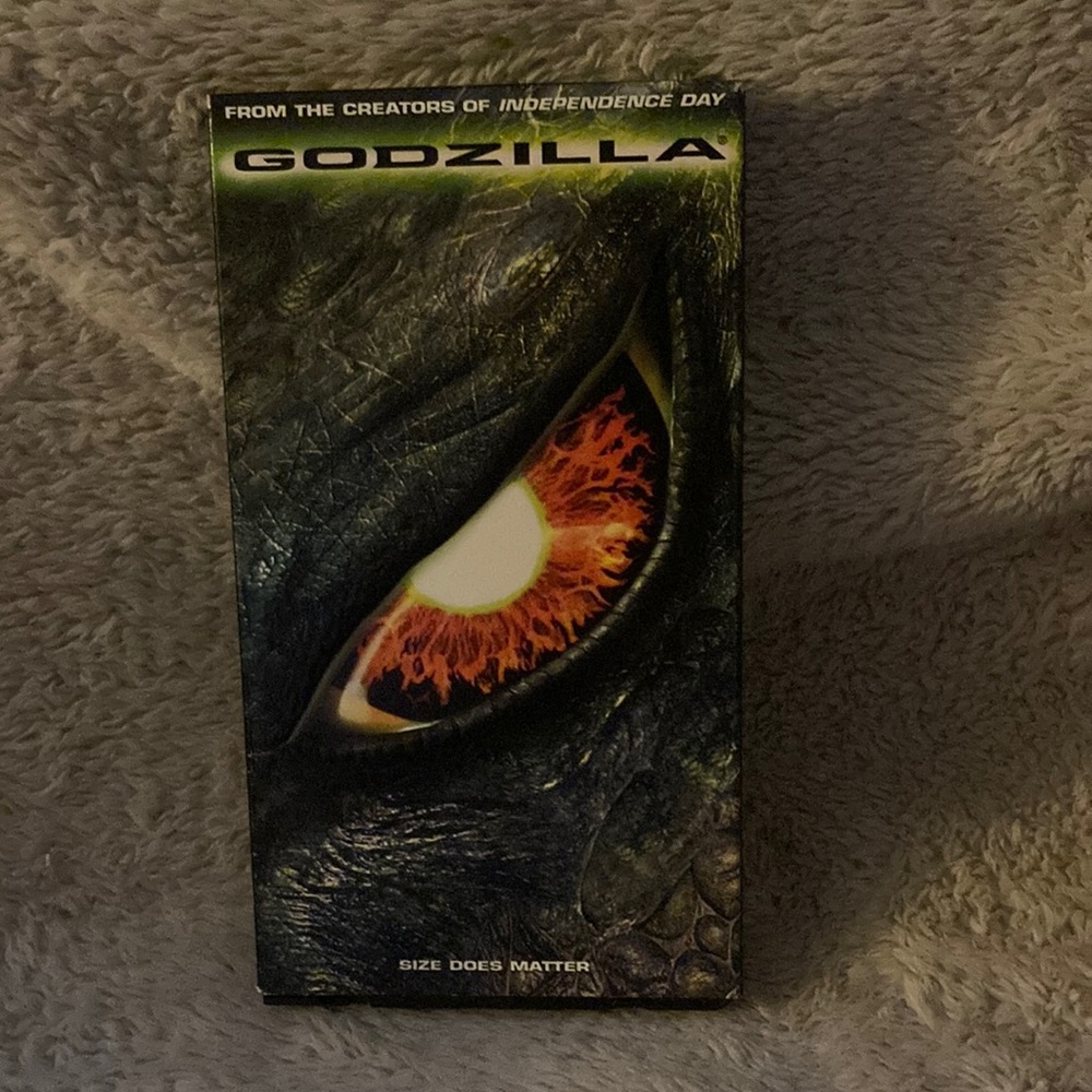 3/$15 Godzilla VHS Video Tape